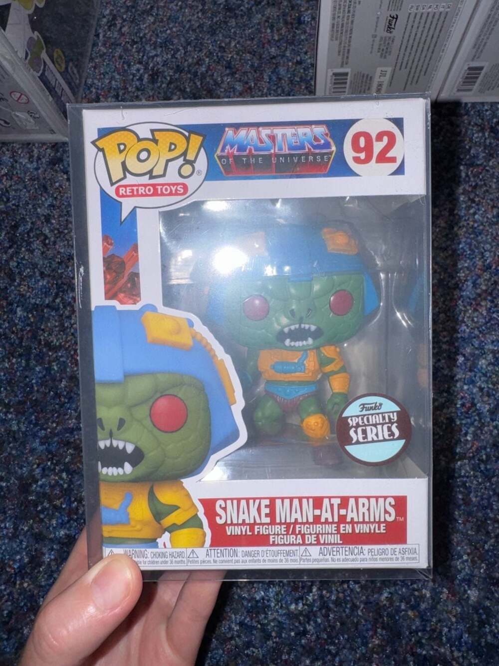 Funko Pop! Masters of the Universe Snake Man-at-Arms #92  Specialty Series